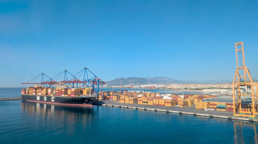 La línea Dragón de MSC impulsa la conectividad del Puerto de Málaga con Asia y EE.UU.