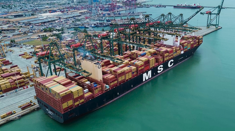 MSC es la primera naviera en desplegar buques de 24.000 TEUs en África