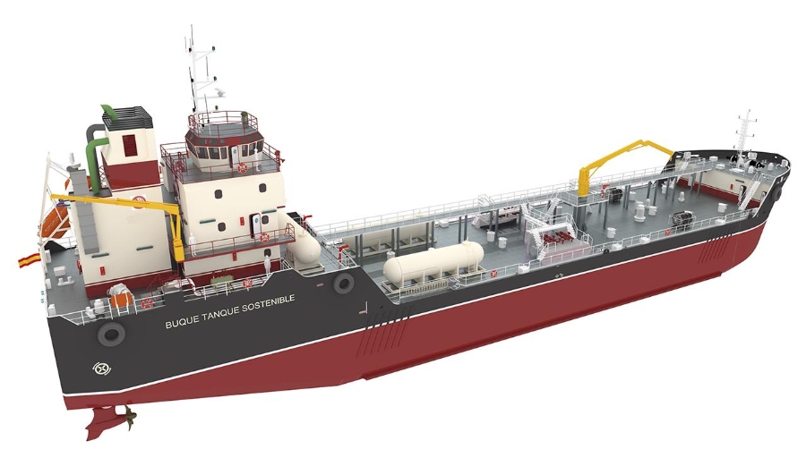 Sener diseña un buque capaz de capturar y almacenar CO2 de otros barcos