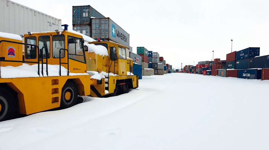 Puerto Seco Azuqueca recuper&oacute; en 36 horas su operatividad tras el temporal &ldquo;Filomena&rdquo;