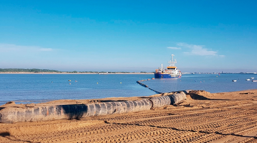 La AP de Sevilla contribuye a la regeneraci&oacute;n&nbsp;de las playas de Sanl&uacute;car de Barrameda
