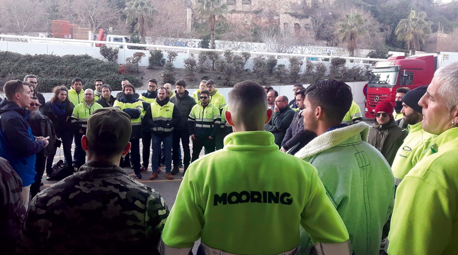 Desconcierto entre las empresas de amarre de Barcelona ante la huelga indefinida convocada