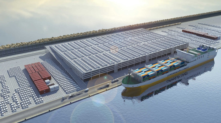 La terminal de Grimaldi en el puerto de Valencia ser&aacute; la primera de Europa en su clase en utilizar la energ&iacute;a del hidr&oacute;geno