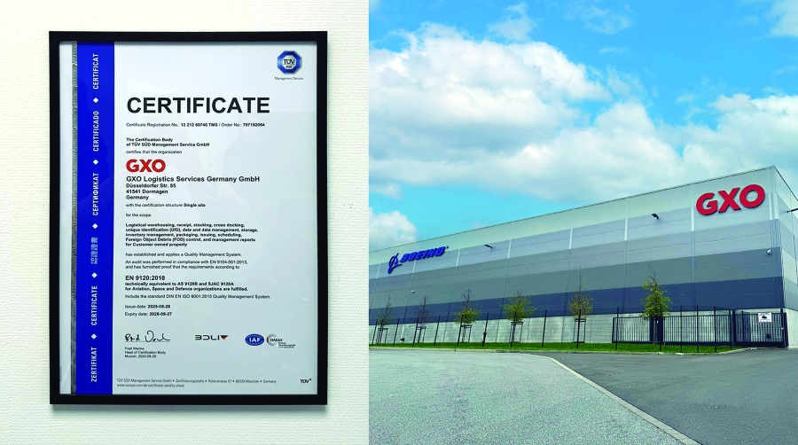 El almacén albergará más de 9.000 piezas únicas para aeronaves de Boeing.