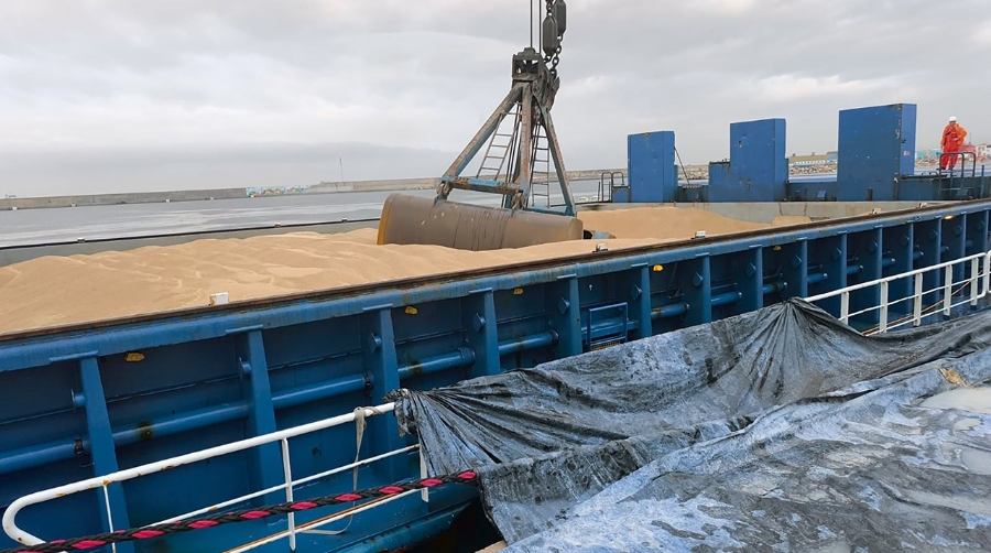Operativa a bordo del buque “Harun”.