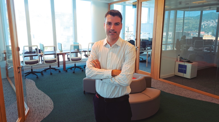 Eneko Rubio pone en valor la capacidad de análisis sectorial de JHASA. Foto J.P.