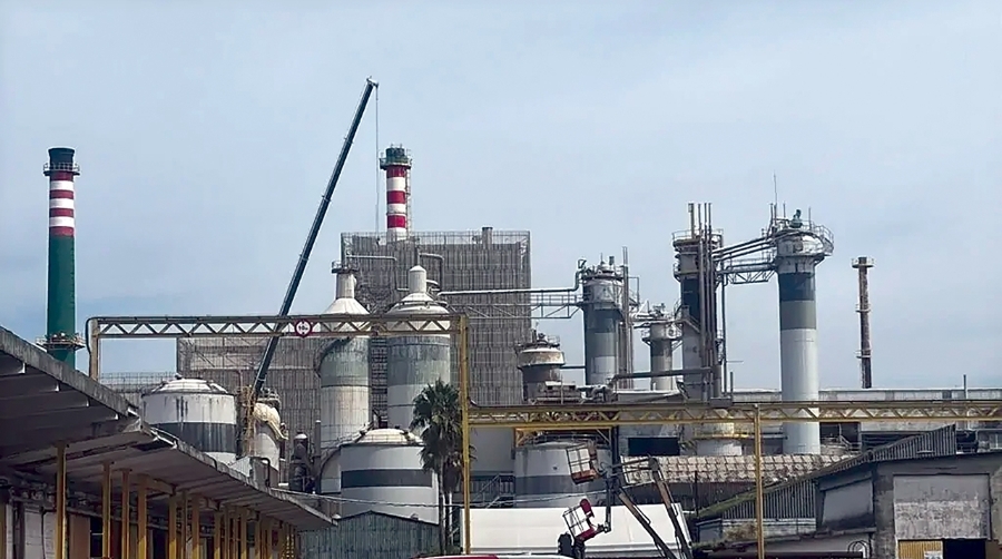 Planta de ENCE en Pontevedra.