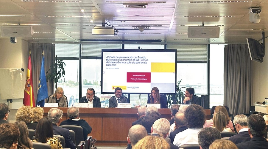 El sector portuario español genera un impacto económico de 24.304 millones de euros y 250.000 empleos