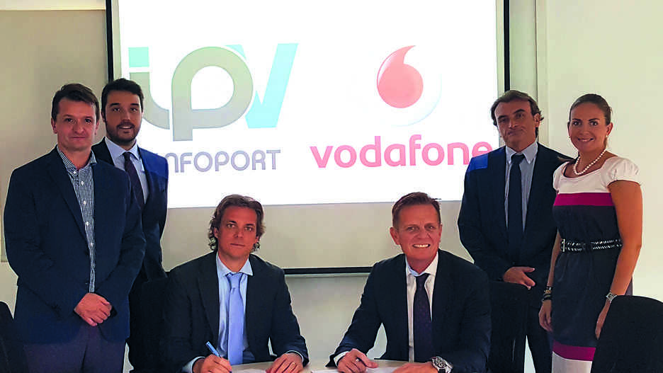 Infoport y Vodafone ampl&iacute;an su colaboraci&oacute;n y mejoran sus servicios a las empresas del sector