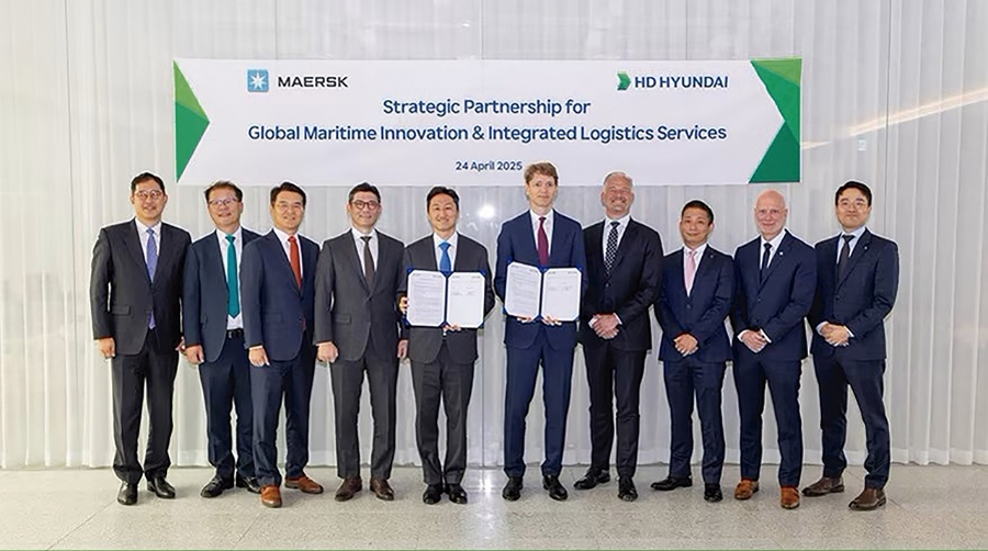 HD Hyundai se alía con Maersk en la descarbonización de buques