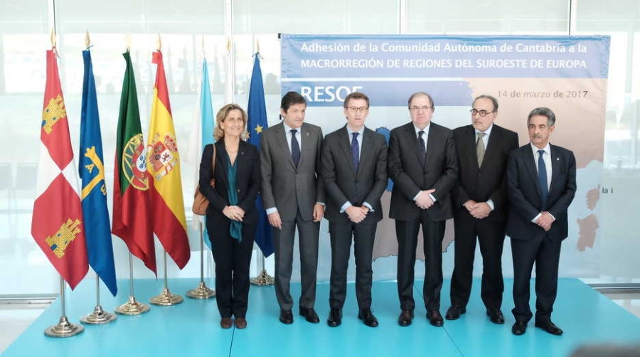 Cantabria ha sido la &uacute;ltima Comunidad Aut&oacute;noma en unirse a la macrorregi&oacute;n del Suroeste de Europa (RESOE).