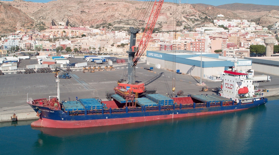 El tr&aacute;fico de mercanc&iacute;as de la Autoridad Portuaria de Almer&iacute;a crece un 23,2% en julio