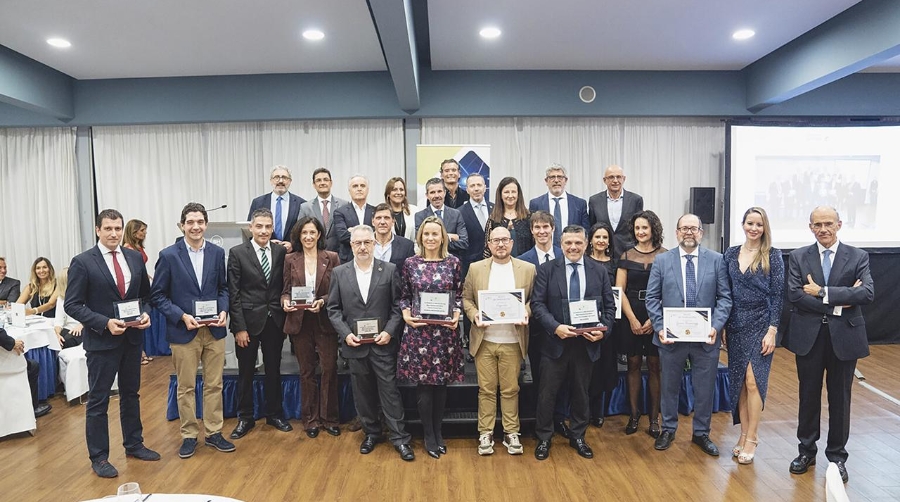 Imagen de los premiados por el Club de Innovación de la Comunidad Valenciana.