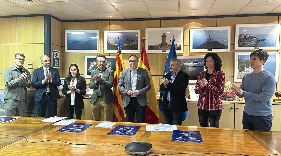 Un momento de la entrega de premios.