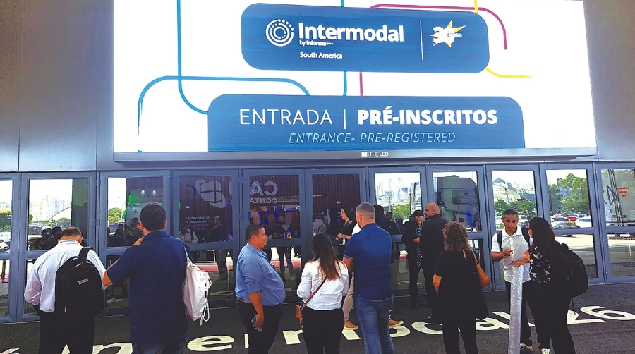 Intermodal South America celebra su 30 edición del 14 al 16 de abril en Sao Paulo. Foto J.P.