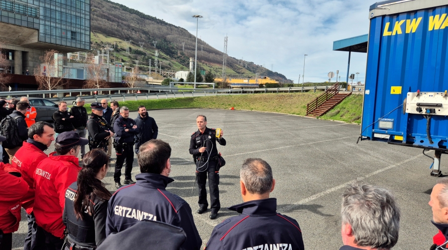 El acto finalizó con una demostración práctica del estudio de un remolque.