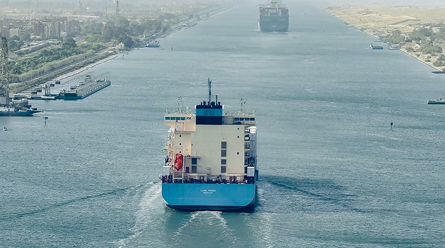 Gemini devuelve cuatro servicios a la ruta del Canal de Suez