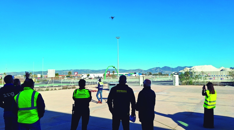 En las jornadas se ha puesto en práctica la tecnología desarrollada por ITG para las operaciones autónomas de drones en el recinto portuario.