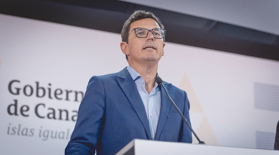 El consejero de Obras Públicas, Vivienda y Movilidad del Gobierno de Canarias, Pablo Rodríguez.