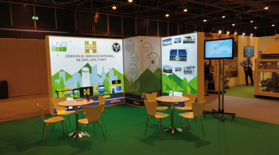 Grupo HAM presenta en AltFuels Iberia 2019 su estaci&oacute;n m&oacute;vil de GNL