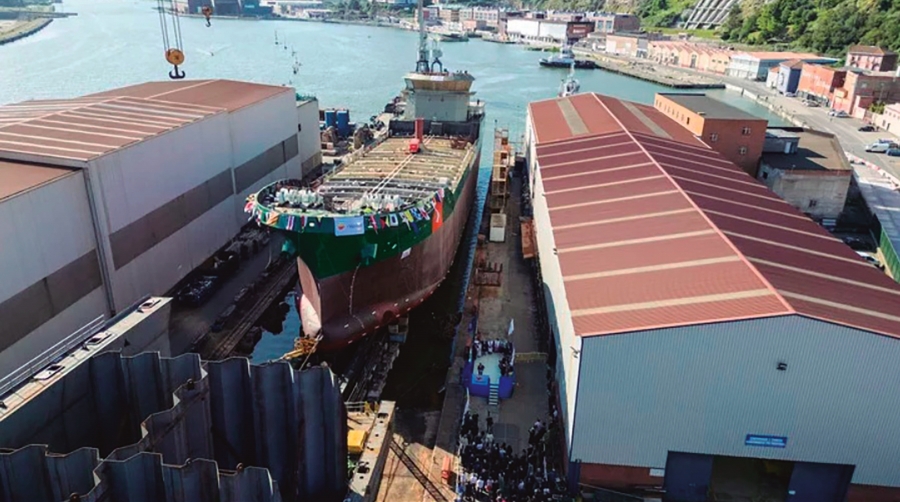 Astilleros Murueta comenzó a construir el “Bahía Candela” en sus instalaciones de Erandio en junio de 2024, y será entregado en 2026.