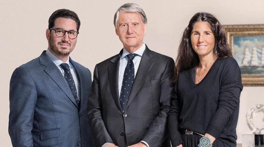 Diego, Gianluigi y Alexa Aponte.