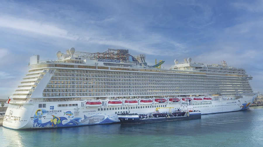 La petrolífera abasteció de este tipo de combustibles a buques de Norwegian Cruis Line Holdings.