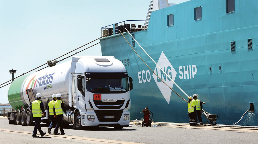 El Puerto de Huelva se consolida como referente en las operaciones de abastecimiento de GNL con 16 suministros en 2019