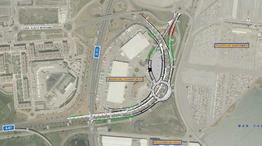 Fomento comienza las obras del nuevo acceso directo al Puerto de Santander desde la A-67