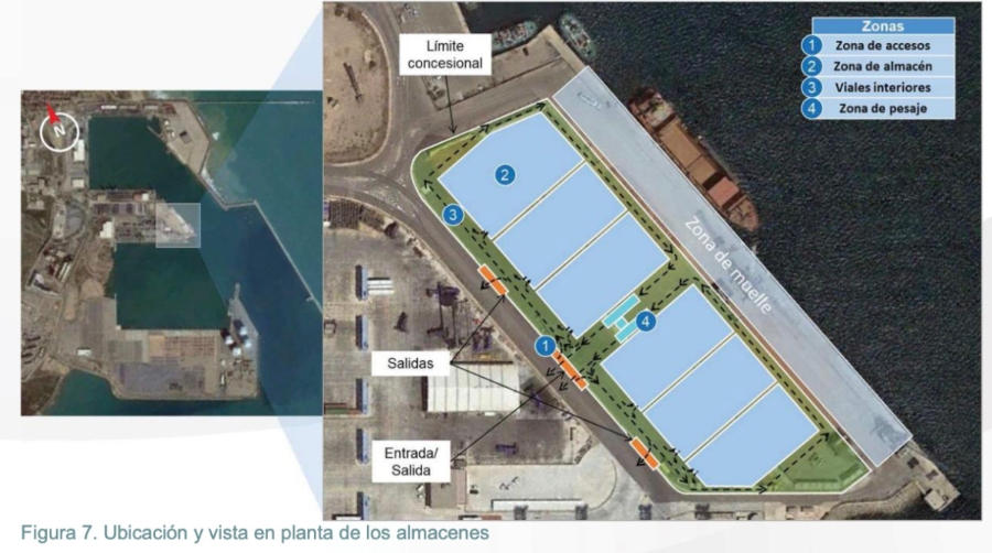 Noatum Terminal Sagunto invertir&aacute; 6,7 millones de euros en su nuevo almac&eacute;n para graneles s&oacute;lidos