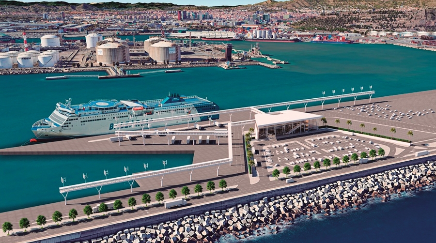 Carbonell: “Con la nueva terminal de Baleària mejoraremos la operativa de tráfico rodado”