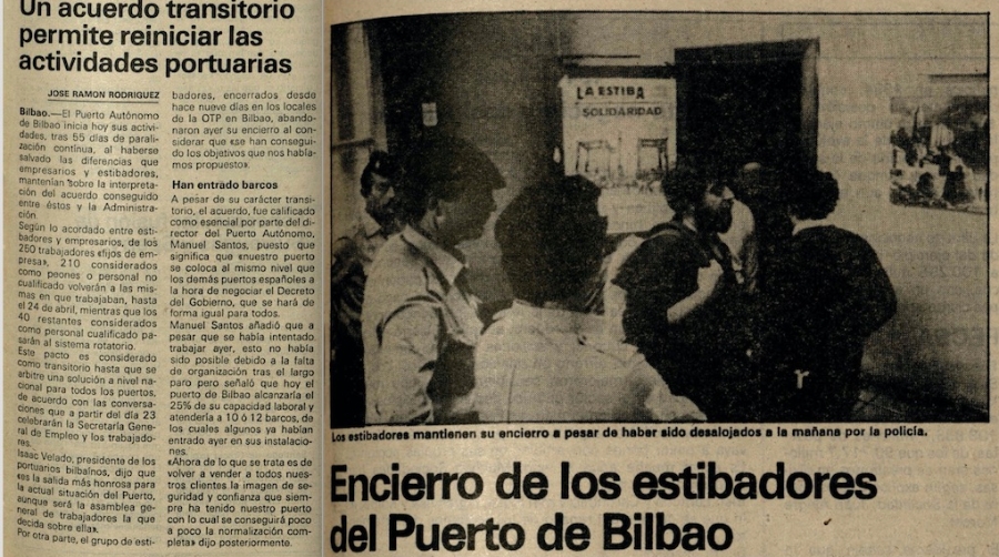 La estiba de Bilbao afronta ahora el reto de no cerrar en falso su huelga m&aacute;s larga