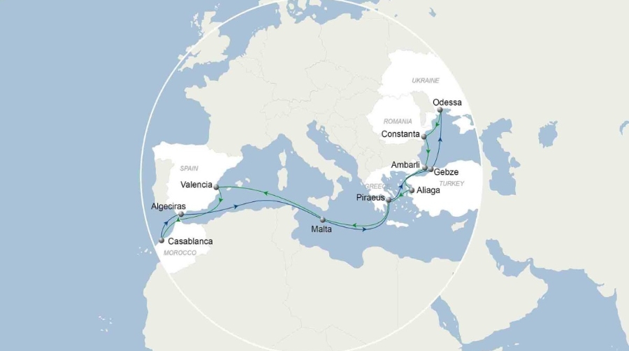 CMA CGM reorganiza su servicio entre Turqu&iacute;a, Marruecos y Espa&ntilde;a