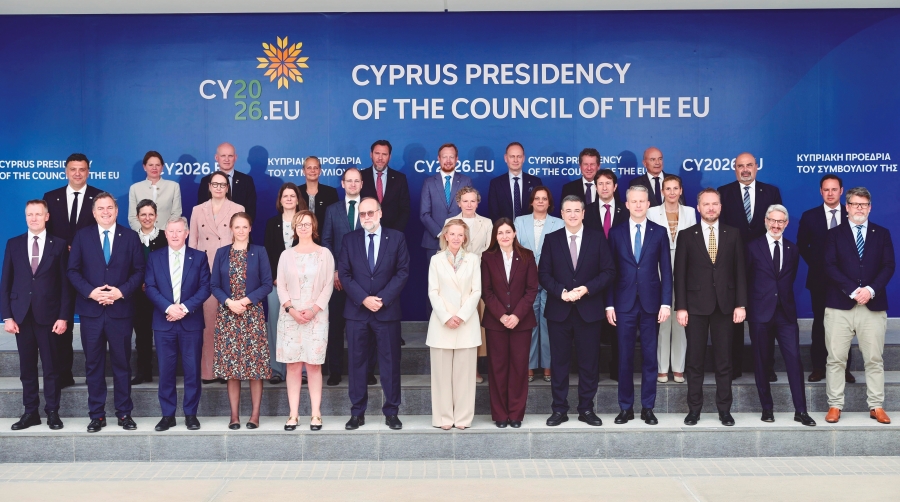 Reunión ayer en Chipre de los ministros de Transporte de la UE.