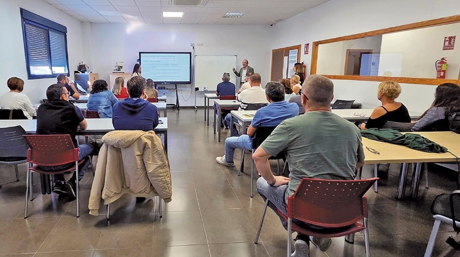 Un momento de la jornada organizada por Froet.