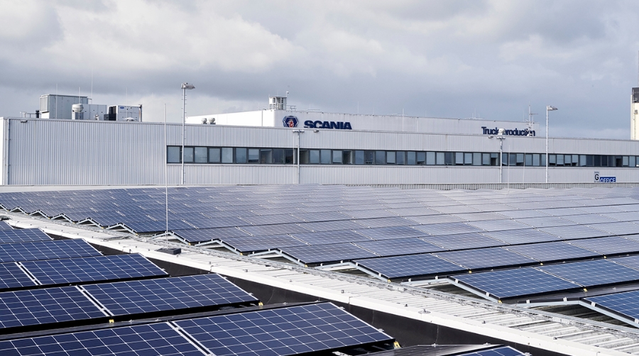 La producci&oacute;n mundial de Scania se realiza con energ&iacute;as renovables