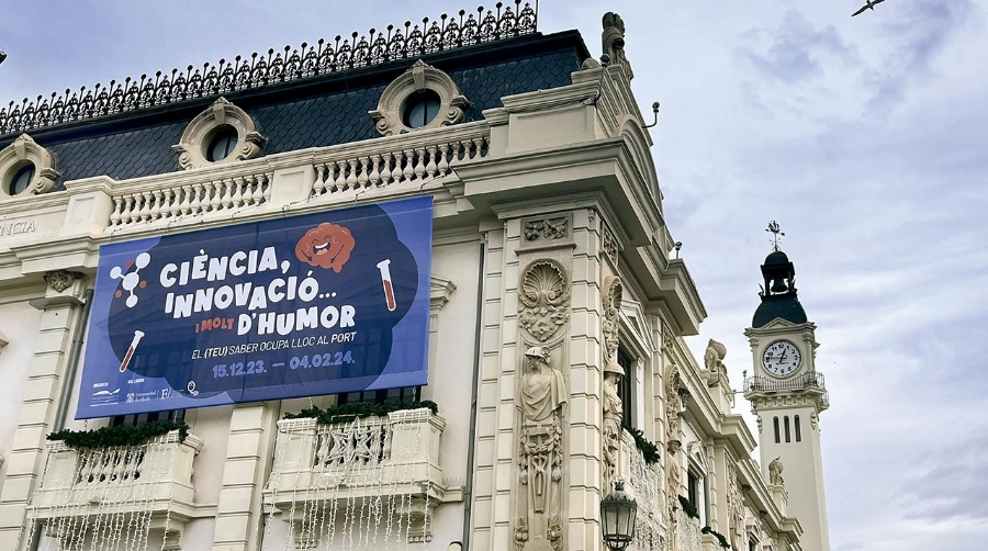 El Puerto de Valencia acoge la exposición “Ciencia, Innovación... Y mucho humor”