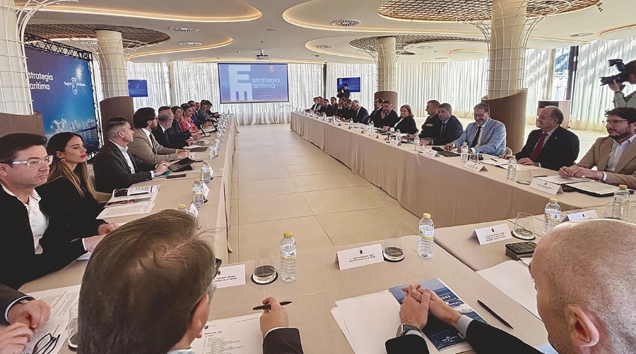 Reunión del Consejo Rector de la Estrategia Marítima de la Región de Murcia.
