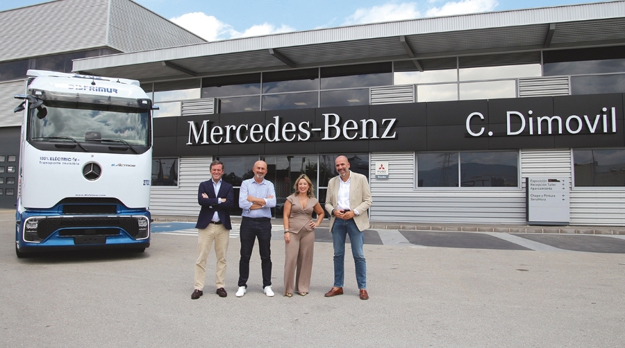 Disfrimur opera el primer Mercedes-Benz eActros 600 de España