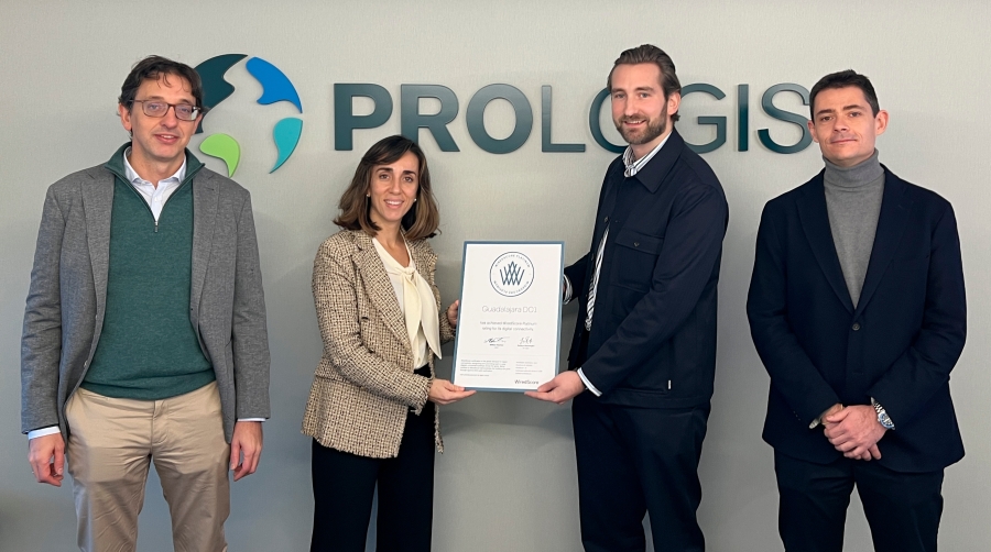 José Ignacio Gómez (Prologis - Head of DevlopmentMagement), Laura Capdevila (Prologis - Director, Real Estate and CustomerExperience, Spain), WillianButtery (WiredScore - Director Spain, Portugal and Italy), Juan Jesús Gallego (director del área de certificaciones de JG).