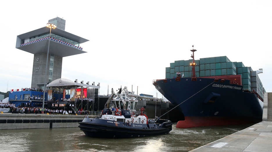 El &ldquo;Cosco Shipping Panama&rdquo; estrena el nuevo Canal