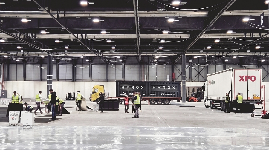 Tras cada competición, XPO Logistics ejecuta el desmontaje completo y la evacuación del material en menos de 10 horas.
