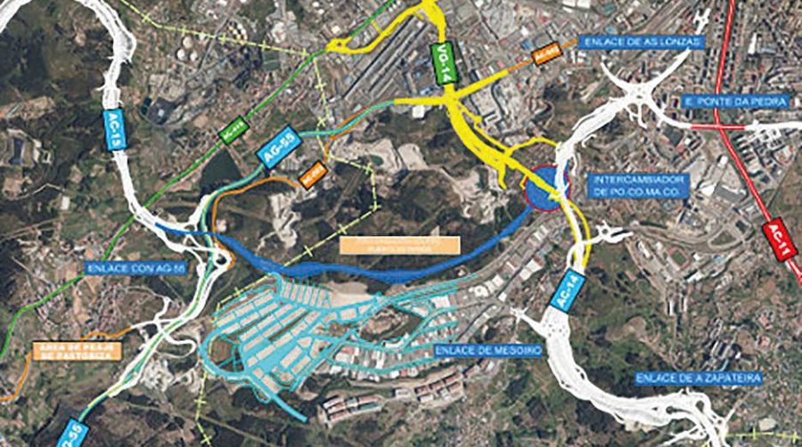 Prolongaci&oacute;n del acceso a Punta Langosteira hasta la Tercera Ronda (AC-14).