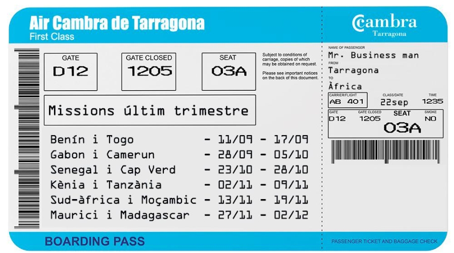 Cámara de Tarragona programa seis misiones comerciales en África para este año