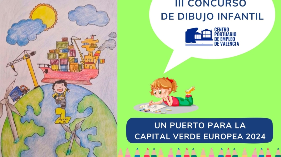 Los niños y niñas que participen deberán presentar dibujos cuya temática sea “Un puerto para la Capital Verde Europea 2024”.