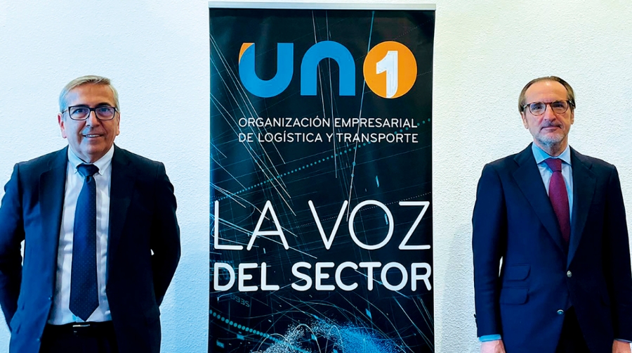 El presidente del Instituto de Cr&eacute;dito Oficial, Jos&eacute; Carlos Garc&iacute;a de Quevedo (izquierda), y el presidente de UNO, Francisco Aranda.