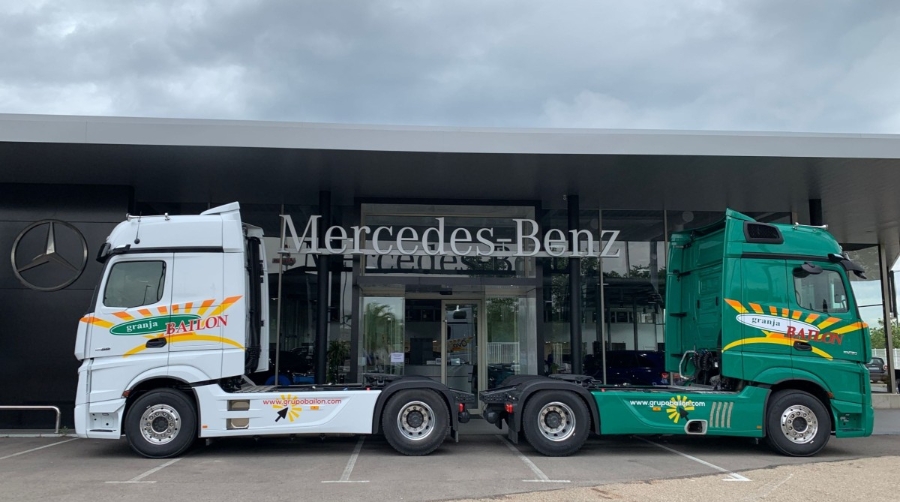 Grupo Bail&oacute;n ampl&iacute;a su flota con ocho Mercedes-Benz Actros