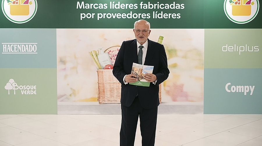 Juan Roig, presidente de Mercadona, en el acto de presentación de resultados.
