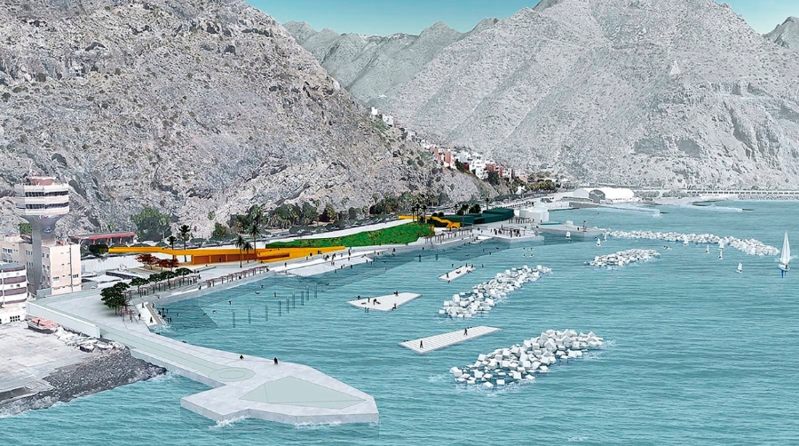 Puertos de Tenerife adjudicar&aacute; en breve el proyecto de la playa de Valleseco