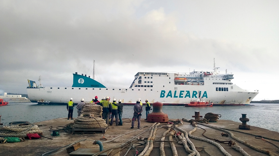 Bale&agrave;ria inicia la remotorizaci&oacute;n a GNL del buque &quot;Sicilia&quot;&nbsp;